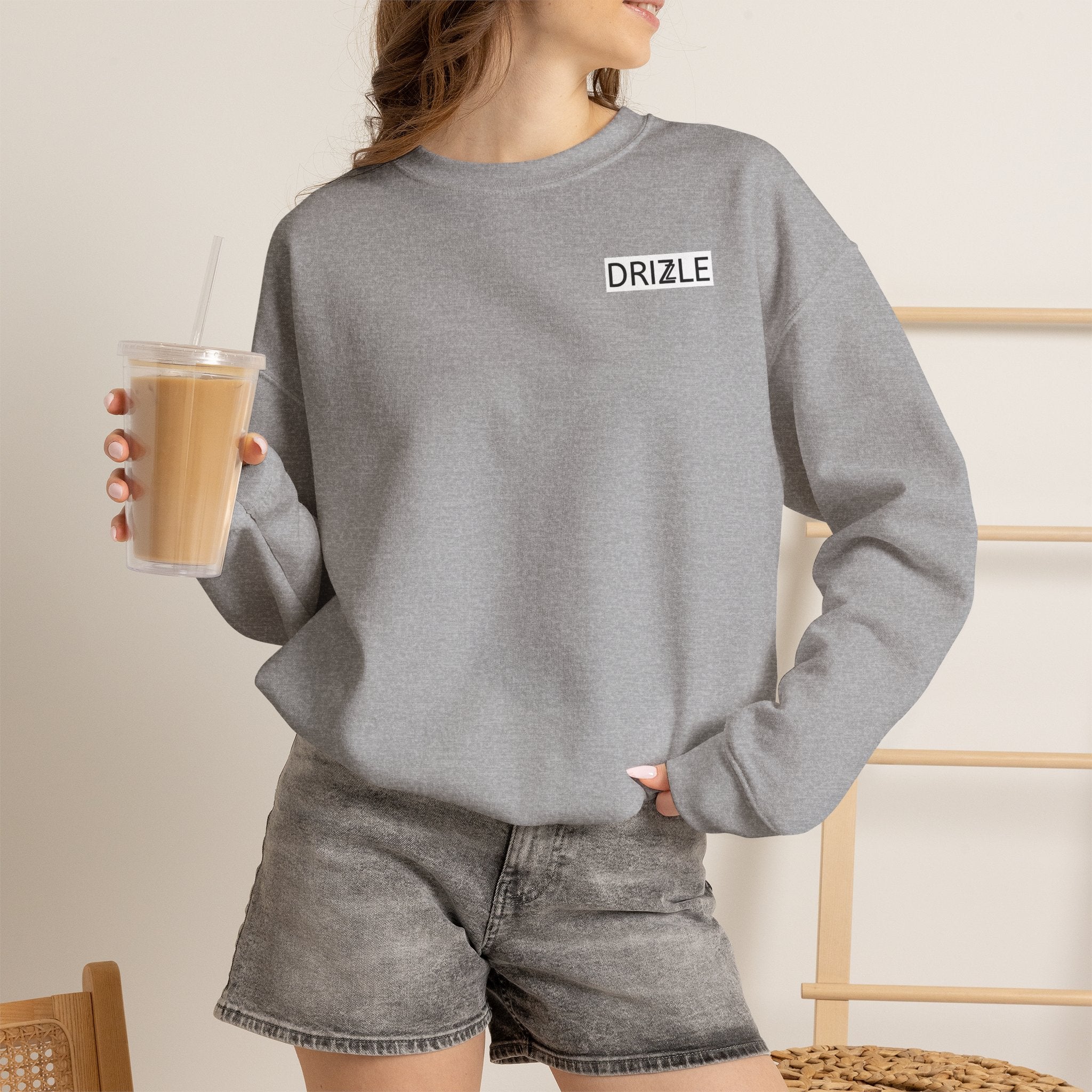 DRIZZLE Crewneck Sweatshirt — Cozy Casual Streetwear