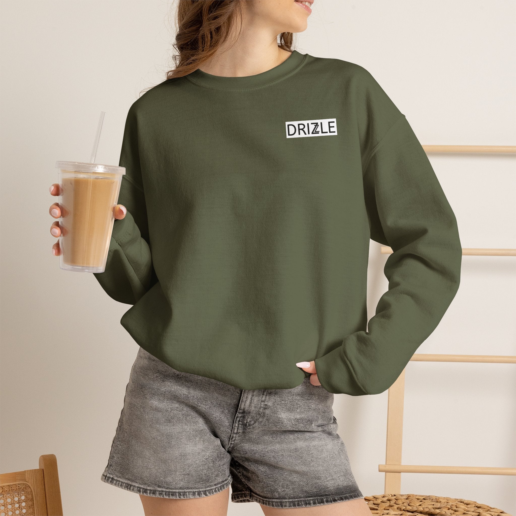 DRIZZLE Crewneck Sweatshirt — Cozy Casual Streetwear