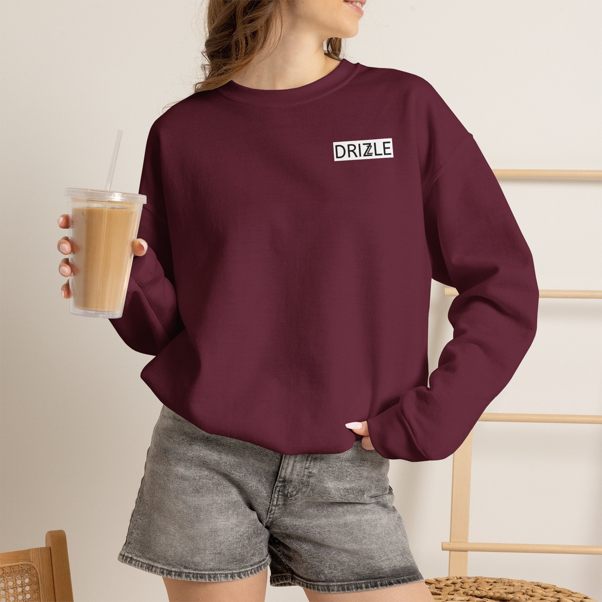 DRIZZLE Crewneck Sweatshirt — Cozy Casual Streetwear