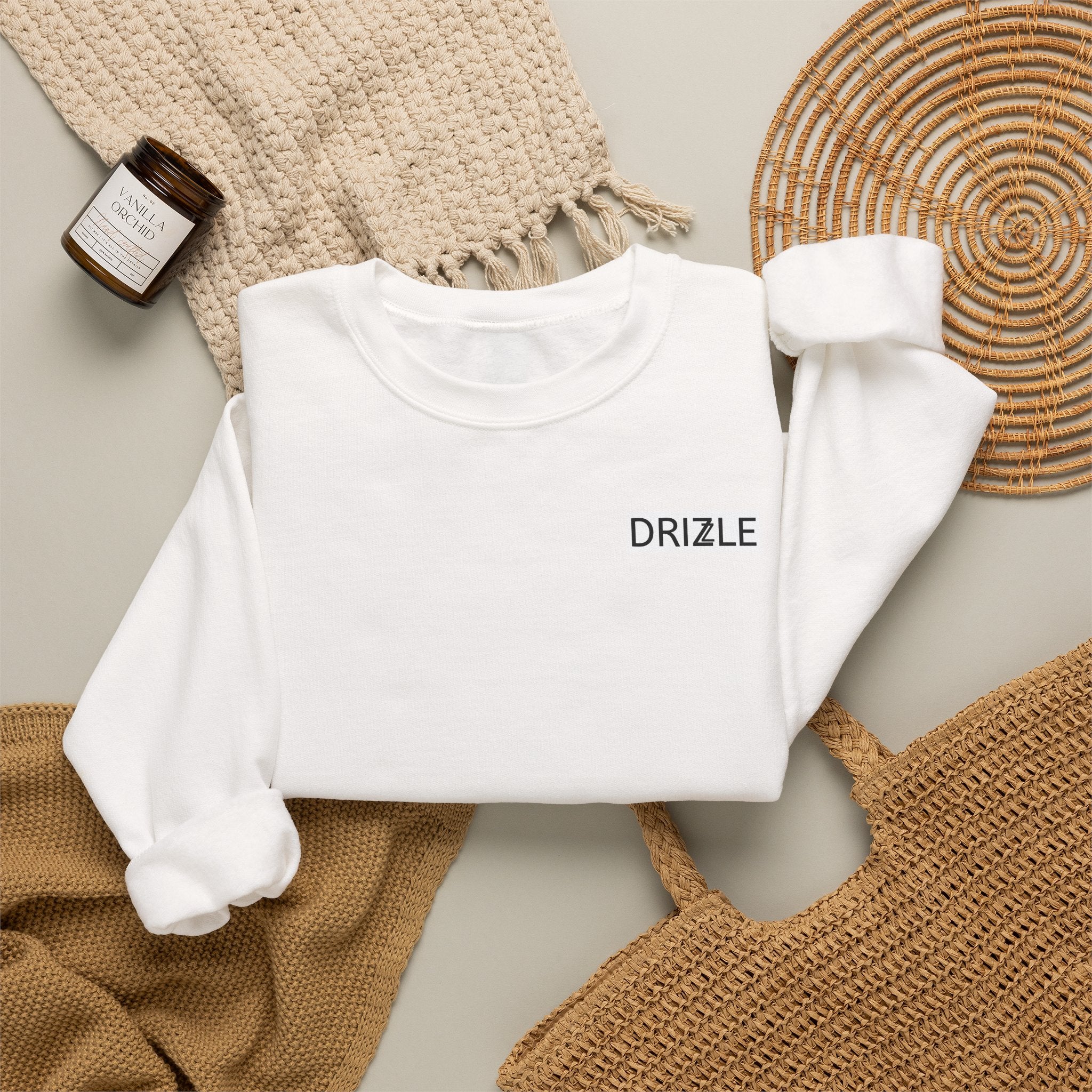 DRIZZLE Crewneck Sweatshirt — Cozy Casual Streetwear