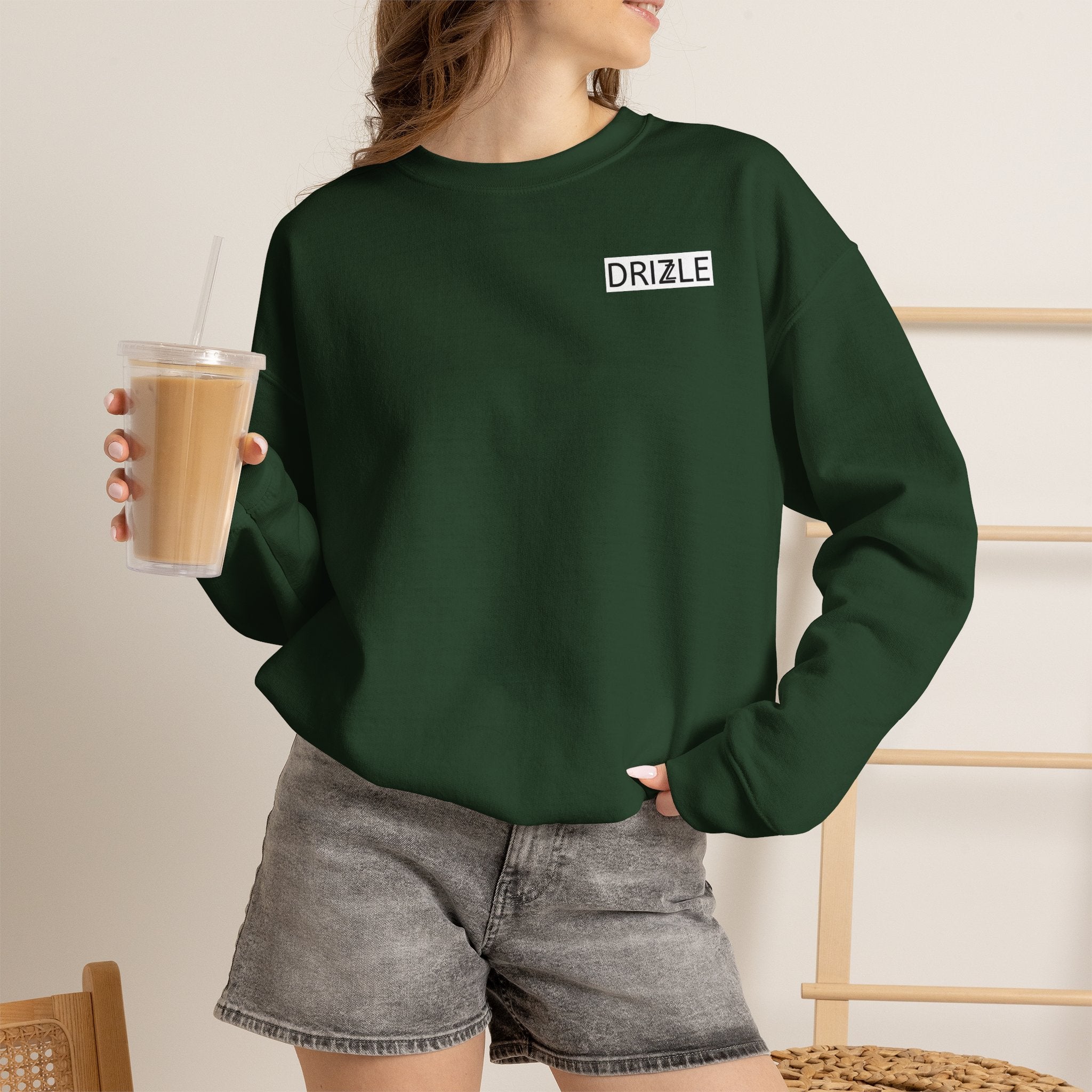 DRIZZLE Crewneck Sweatshirt — Cozy Casual Streetwear